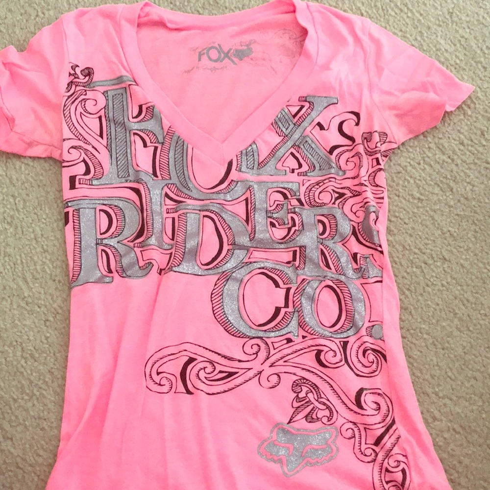 Neon Pink FOX T Shirt